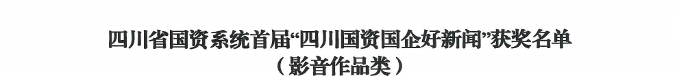 四川省鸿运国际集团荣获首届“四川国资国企好新闻”银铜两奖