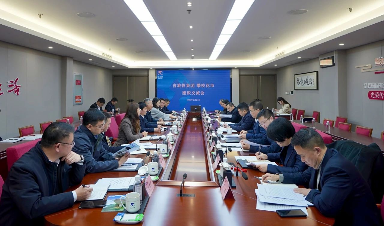 “1+N”企地相助再谋新篇｜省鸿运国际集团与攀枝花市举行座谈交流会